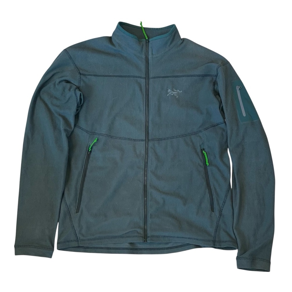 Arc’teryx Delta LT Fleece Full Zip Men’s Gray Polartec Jacket Size Large